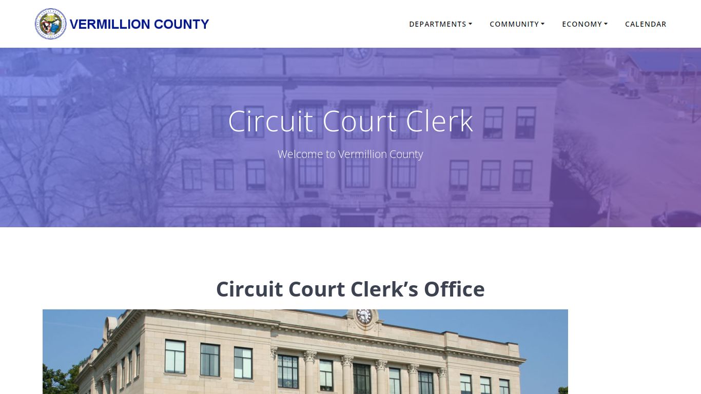 Circuit Court Clerk - Vermillion County, Indiana